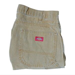 VINTAGE Dickies Men Pants‎ 36x34 Brown Carpenter Canvas Pockets Y2K 2013